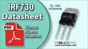 IRF730 datasheet pinout equivalent specification mosfet