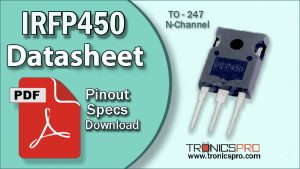 IRFP450 datasheet pinout equivalent specification mosfet