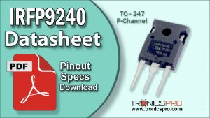 irfp9240 datasheet pinout equivalent specification mosfet