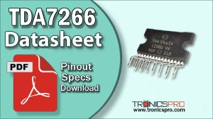 tda7266 datasheet pinout equivalent specification application
