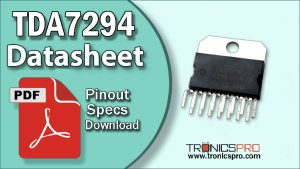 tda7294 datasheet pinout equivalent specification application
