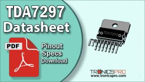 tda7297 datasheet pinout equivalent specification application