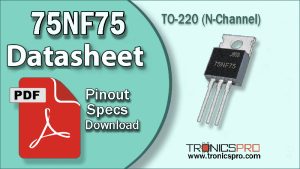 75NF75 datasheet pinout equivalent specification application mosfet n-channel