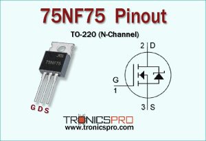 75NF75 Pinout, Equivalent, Application, Datasheet - TRONICSpro