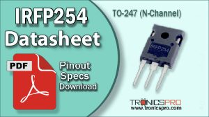 IRFP254 datasheet pinout equivalent specification application mosfet n-channel
