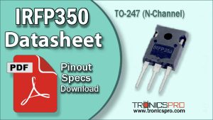 IRFP350 datasheet pinout equivalent specification application mosfet n-channel