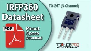 IRFP360 datasheet pinout equivalent specification application mosfet n-channel