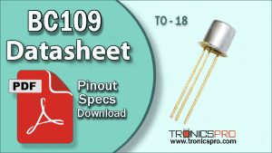 bc109 datasheet pinout equivalent specification application