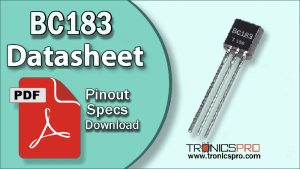bc183 datasheet pinout equivalent specification application