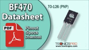 bf470 datasheet pinout equivalent specification application transistor