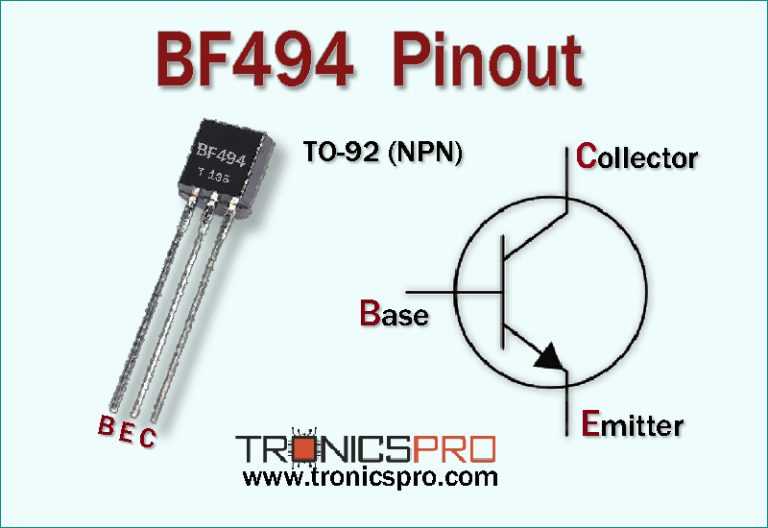 Bf494 BF494 Pinout, Equivalent, Application, Datasheet - TRONICSpro