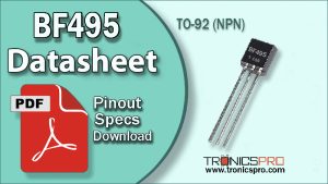 bf495 datasheet pinout equivalent specification application transistor