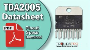 tda2005 datasheet pinout equivalent specification application