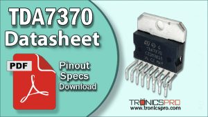 tda7370 datasheet pinout equivalent specification application