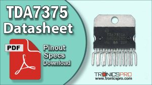 tda7375 datasheet pinout equivalent specification application