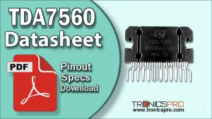 tda7560 datasheet pinout equivalent specification application