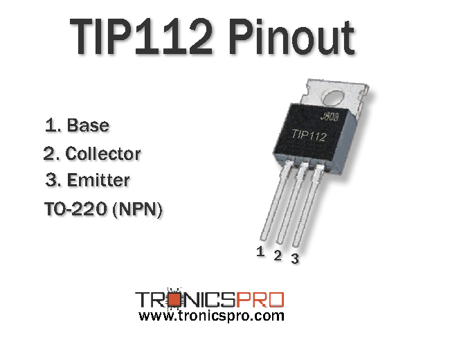 tip112 pinout datasheet equivalent specification pin configuration mosfet n-channel