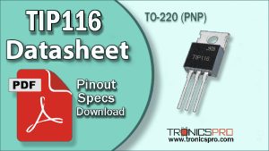 tip116 datasheet pinout equivalent specification application mosfet n-channel