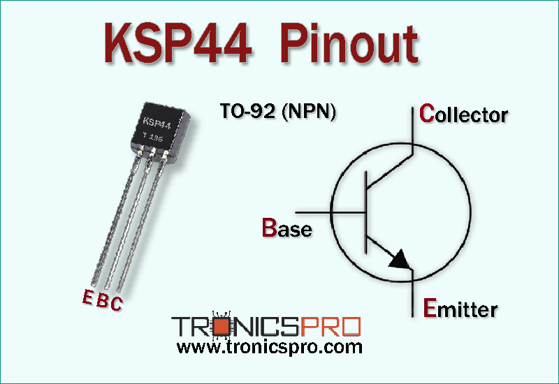 ksp44 pinout datasheet equivalent specification application npn transistor