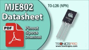 mje802 datasheet pinout equivalent specification application npn transistor