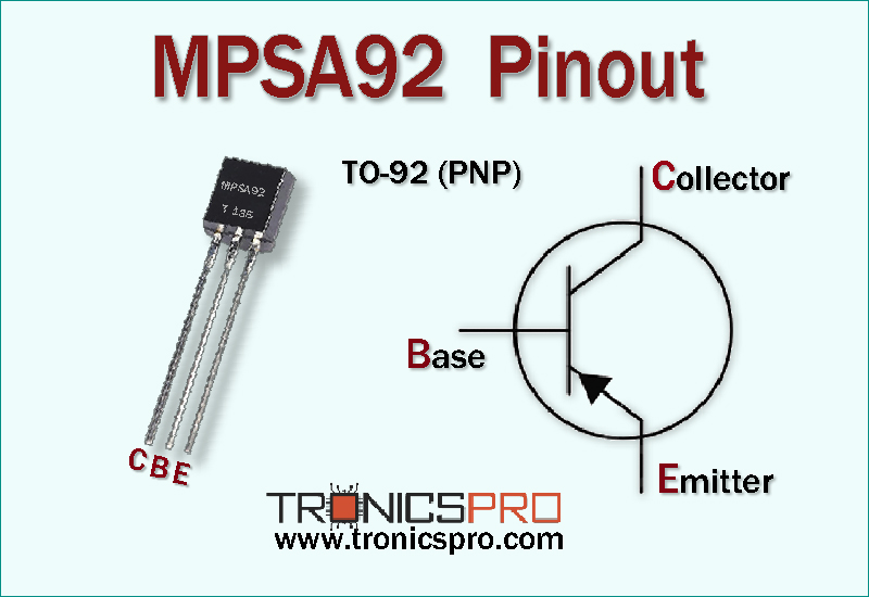 mpsa92 pinout datasheet equivalent specification application npn transistor
