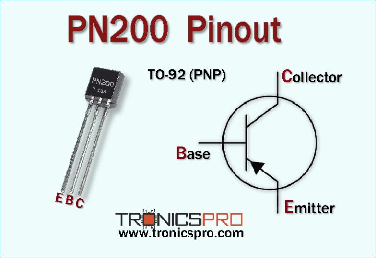 PN200 Pinout, Equivalent Application Datasheet - TRONICSpro